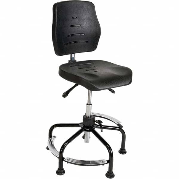 LISTA - 20 to 37" High Adjustable Height Swivel Stool - Apex Tool & Supply