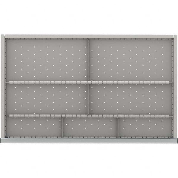 LISTA - 7-Compartment Drawer Divider Layout for 3.15" High Drawers - Apex Tool & Supply