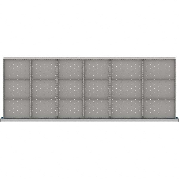 LISTA - 18-Compartment Drawer Divider Layout for 3.15" High Drawers - Apex Tool & Supply