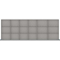 LISTA - 18-Compartment Drawer Divider Layout for 3.15" High Drawers - Apex Tool & Supply
