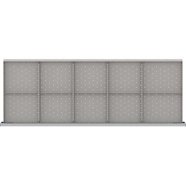 LISTA - 10-Compartment Drawer Divider Layout for 3.15" High Drawers - Apex Tool & Supply