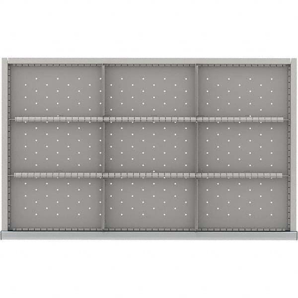 LISTA - 9-Compartment Drawer Divider Layout for 3.15" High Drawers - Apex Tool & Supply