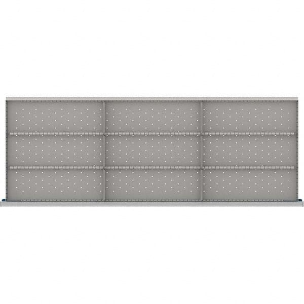 LISTA - 9-Compartment Drawer Divider Layout for 3.15" High Drawers - Apex Tool & Supply