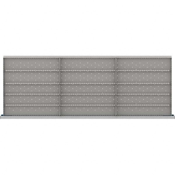LISTA - 15-Compartment Drawer Divider Layout for 3.15" High Drawers - Apex Tool & Supply