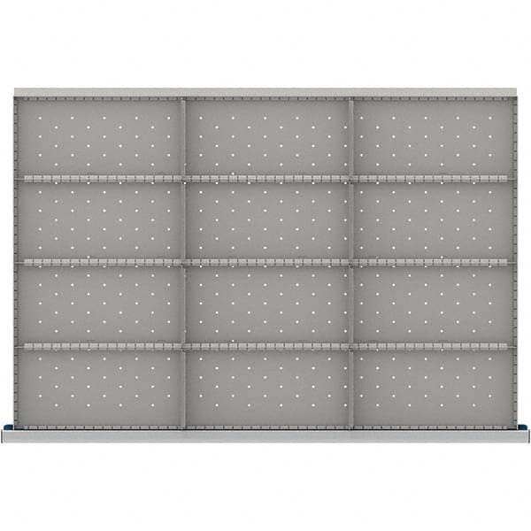 LISTA - 12-Compartment Drawer Divider Layout for 3.15" High Drawers - Apex Tool & Supply