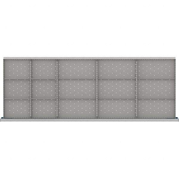 LISTA - 15-Compartment Drawer Divider Layout for 3.15" High Drawers - Apex Tool & Supply
