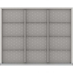LISTA - 12-Compartment Drawer Divider Layout for 3.15" High Drawers - Apex Tool & Supply