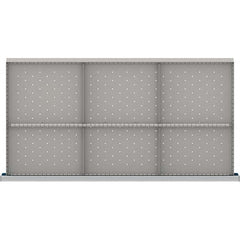 LISTA - 6-Compartment Drawer Divider Layout for 3.15" High Drawers - Apex Tool & Supply