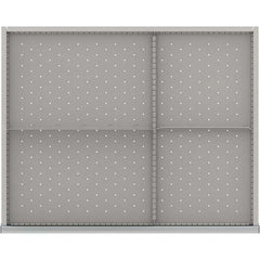 LISTA - 4-Compartment Drawer Divider Layout for 3.15" High Drawers - Apex Tool & Supply