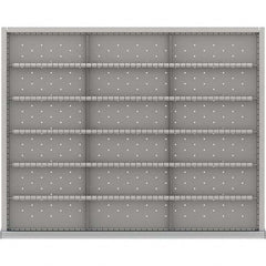 LISTA - 18-Compartment Drawer Divider Layout for 3.15" High Drawers - Apex Tool & Supply