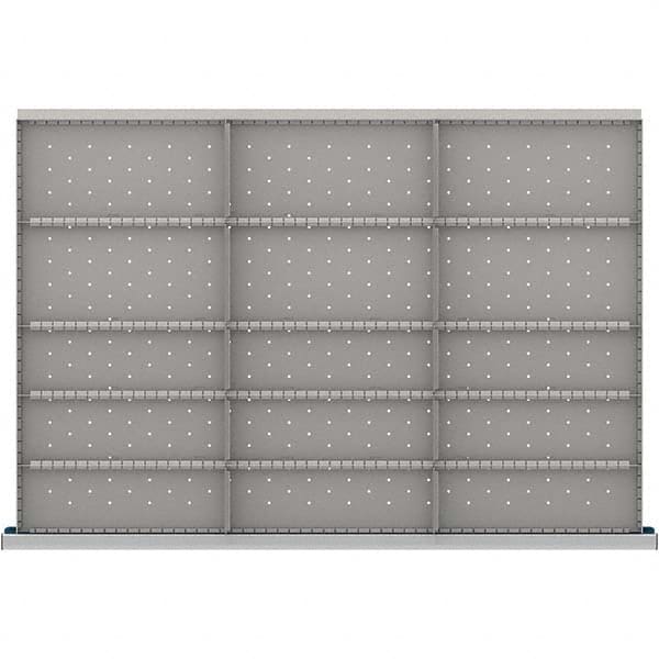 LISTA - 15-Compartment Drawer Divider Layout for 3.15" High Drawers - Apex Tool & Supply