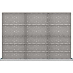 LISTA - 15-Compartment Drawer Divider Layout for 3.15" High Drawers - Apex Tool & Supply