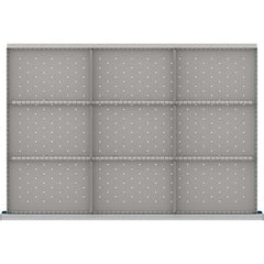LISTA - 9-Compartment Drawer Divider Layout for 3.15" High Drawers - Apex Tool & Supply