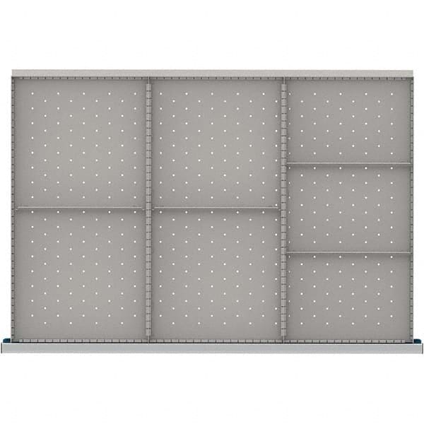 LISTA - 7-Compartment Drawer Divider Layout for 3.15" High Drawers - Apex Tool & Supply