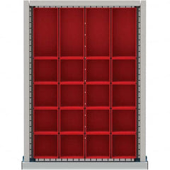 LISTA - 20-Compartment Drawer Divider Layout for 2.17" High Drawers - Apex Tool & Supply