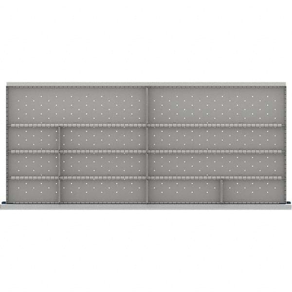 LISTA - 12-Compartment Drawer Divider Layout for 3.15" High Drawers - Apex Tool & Supply