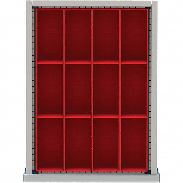 LISTA - 12-Compartment Drawer Divider Layout for 3.15" High Drawers - Apex Tool & Supply