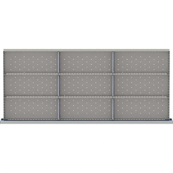 LISTA - 9-Compartment Drawer Divider Layout for 3.15" High Drawers - Apex Tool & Supply