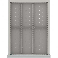 LISTA - 6-Compartment Drawer Divider Layout for 3.15" High Drawers - Apex Tool & Supply