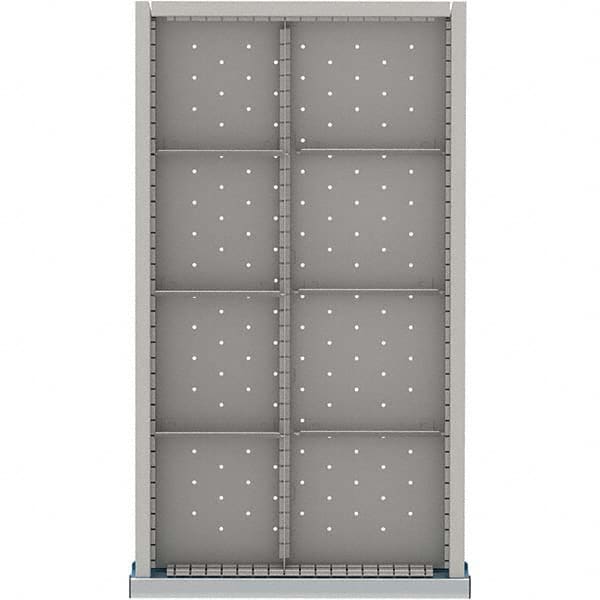 LISTA - 8-Compartment Drawer Divider Layout for 3.15" High Drawers - Apex Tool & Supply