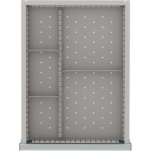 LISTA - 5-Compartment Drawer Divider Layout for 3.15" High Drawers - Apex Tool & Supply