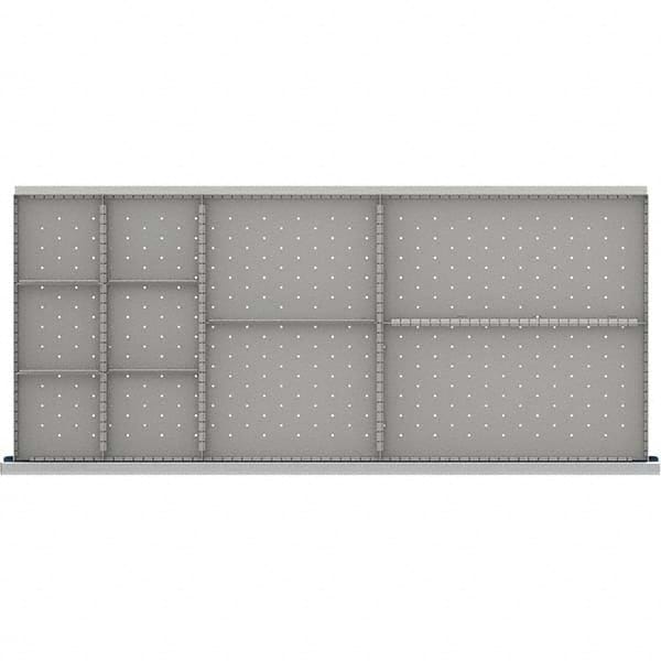 LISTA - 10-Compartment Drawer Divider Layout for 3.15" High Drawers - Apex Tool & Supply