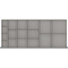 LISTA - 17-Compartment Drawer Divider Layout for 3.15" High Drawers - Apex Tool & Supply