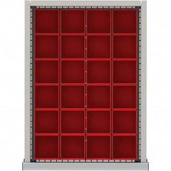 LISTA - 24-Compartment Drawer Divider Layout for 2.17" High Drawers - Apex Tool & Supply
