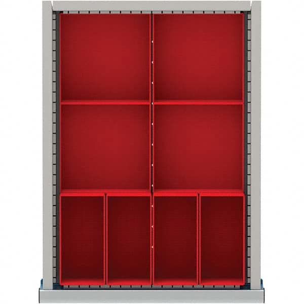 LISTA - 8-Compartment Drawer Divider Layout for 3.15" High Drawers - Apex Tool & Supply