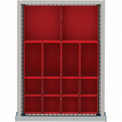 LISTA - 14-Compartment Drawer Divider Layout for 2.17" High Drawers - Apex Tool & Supply