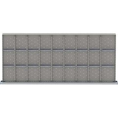 LISTA - 27-Compartment Drawer Divider Layout for 3.15" High Drawers - Apex Tool & Supply