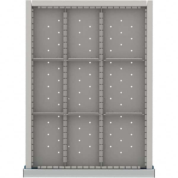 LISTA - 9-Compartment Drawer Divider Layout for 3.15" High Drawers - Apex Tool & Supply