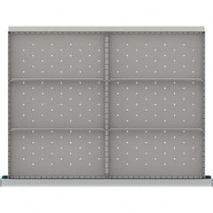 LISTA - 6-Compartment Drawer Divider Layout for 3.15" High Drawers - Apex Tool & Supply