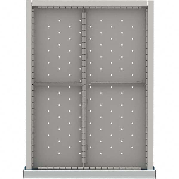 LISTA - 4-Compartment Drawer Divider Layout for 3.15" High Drawers - Apex Tool & Supply