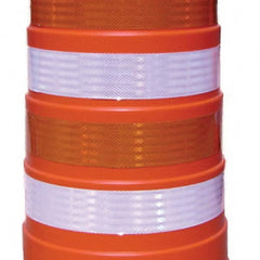 VizCon - Traffic Barrels, Delineators & Posts Type: Channelizer Drum Material: Plastic - Apex Tool & Supply