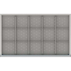 LISTA - 15-Compartment Drawer Divider Layout for 3.15" High Drawers - Apex Tool & Supply