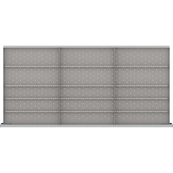 LISTA - 15-Compartment Drawer Divider Layout for 3.15" High Drawers - Apex Tool & Supply