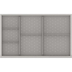 LISTA - 7-Compartment Drawer Divider Layout for 3.15" High Drawers - Apex Tool & Supply