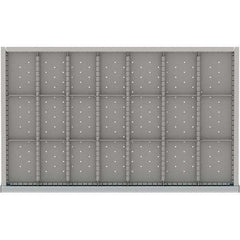 LISTA - 21-Compartment Drawer Divider Layout for 3.15" High Drawers - Apex Tool & Supply