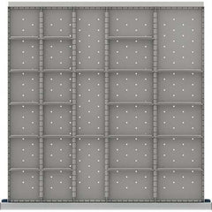 LISTA - 26-Compartment Drawer Divider Layout for 3.15" High Drawers - Apex Tool & Supply