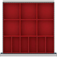 LISTA - 12-Compartment Drawer Divider Layout for 3.15" High Drawers - Apex Tool & Supply
