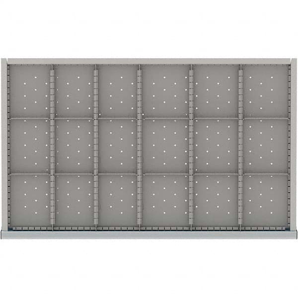 LISTA - 18-Compartment Drawer Divider Layout for 3.15" High Drawers - Apex Tool & Supply