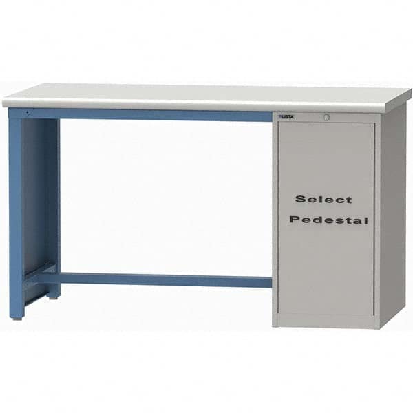 LISTA - Stationary Work Benches, Tables Type: Workstation Top Material: Plastic Laminate - Apex Tool & Supply