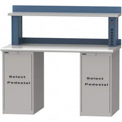 LISTA - Stationary Work Benches, Tables Type: Workstation Top Material: Plastic Laminate - Apex Tool & Supply