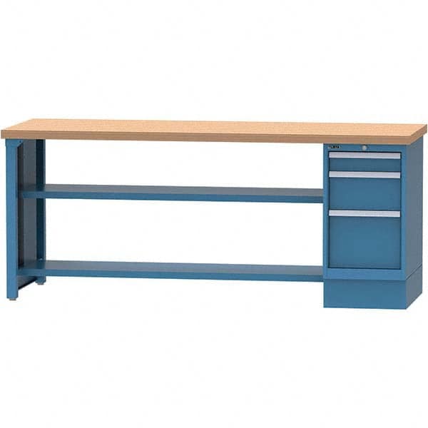LISTA - Stationary Work Benches, Tables Type: Packaging Table Top Material: Butcher Block - Apex Tool & Supply