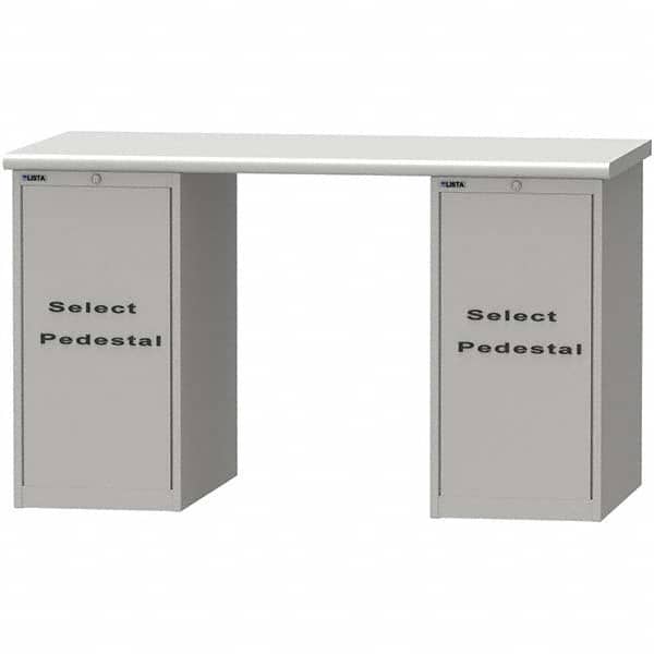 LISTA - Stationary Work Benches, Tables Type: Workstation Top Material: Plastic Laminate - Apex Tool & Supply