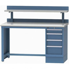 LISTA - Stationary Work Benches, Tables Type: Workstation Top Material: Plastic Laminate - Apex Tool & Supply
