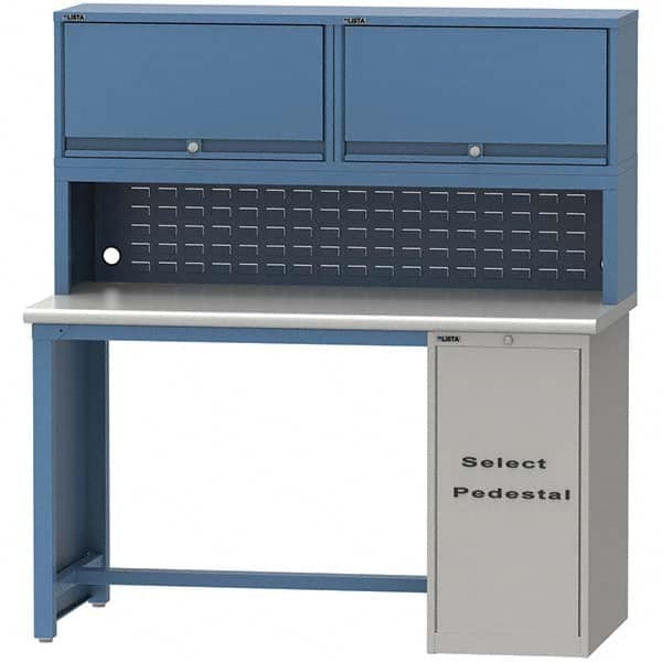 LISTA - Stationary Work Benches, Tables Type: Workstation Top Material: Plastic Laminate - Apex Tool & Supply