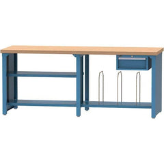 LISTA - Stationary Work Benches, Tables Type: Packaging Table Top Material: Butcher Block - Apex Tool & Supply