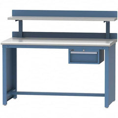 LISTA - Stationary Work Benches, Tables Type: Workstation Top Material: Plastic Laminate - Apex Tool & Supply